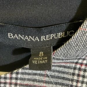 Banana classic dress, plaid, 8